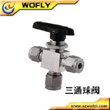 Stainless steel mini ball valve angle ball chlorine gas valve